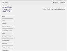 Tablet Screenshot of growingwildnursery.com